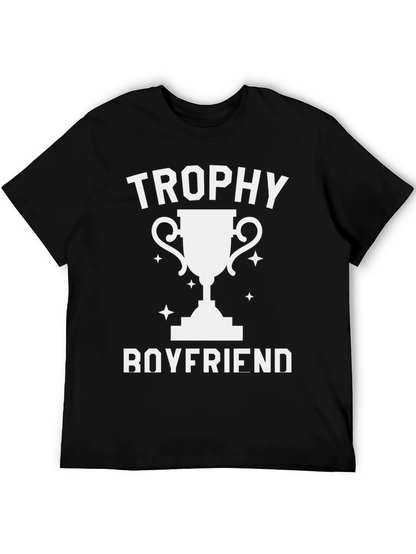 Trophy Boyfriend Graphic Tee - Black T-Shirt