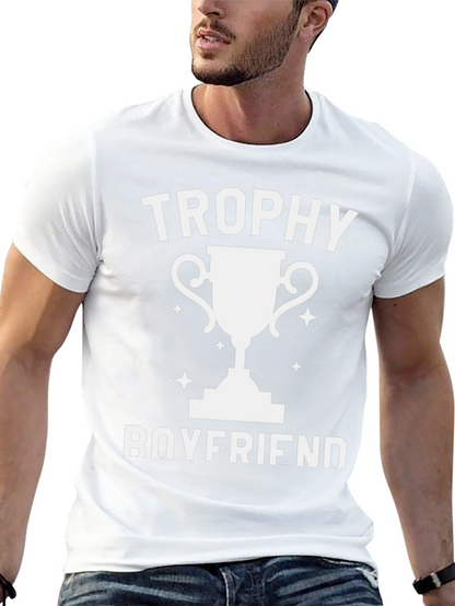 Trophy Boyfriend Graphic Tee - Black T-Shirt