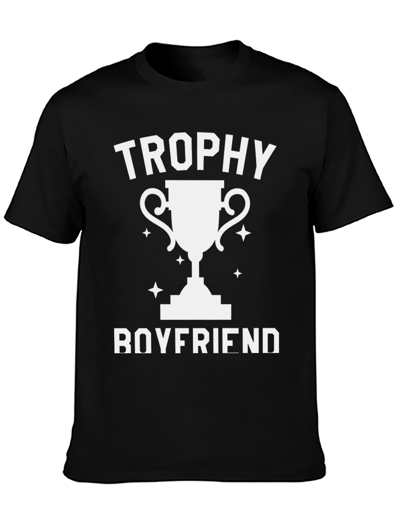 Trophy Boyfriend Graphic Tee - Black T-Shirt