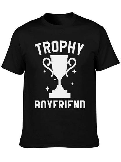 Trophy Boyfriend Graphic Tee - Black T-Shirt