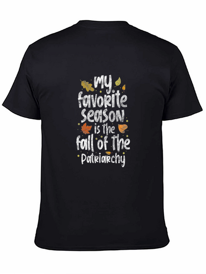 Fall of Patriarchy Graphic Tee - Black T-Shirt