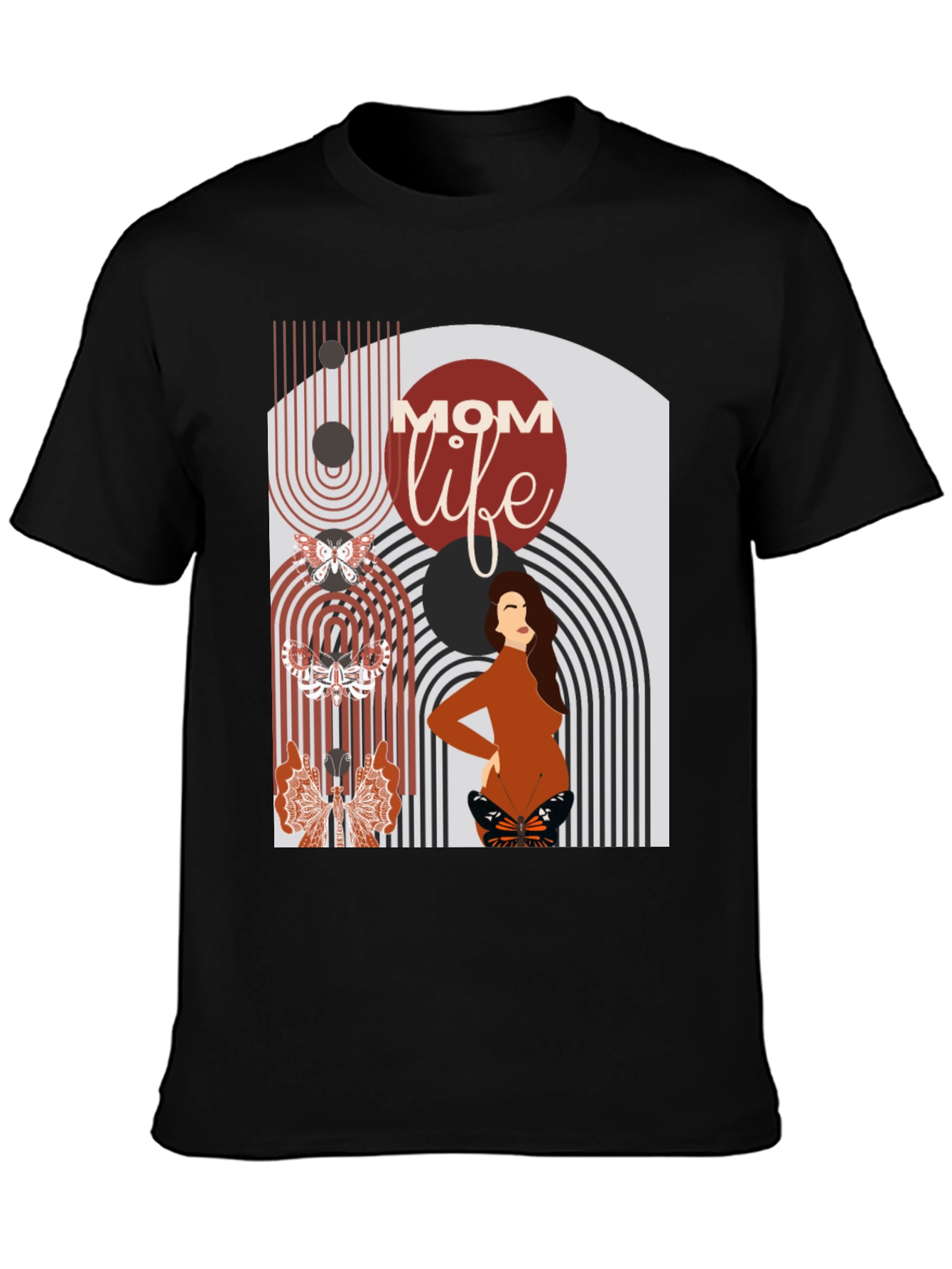 Mom Life Graphic Tee - Modern Maternity Style