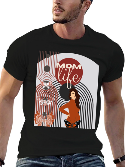 Mom Life Graphic Tee - Modern Maternity Style