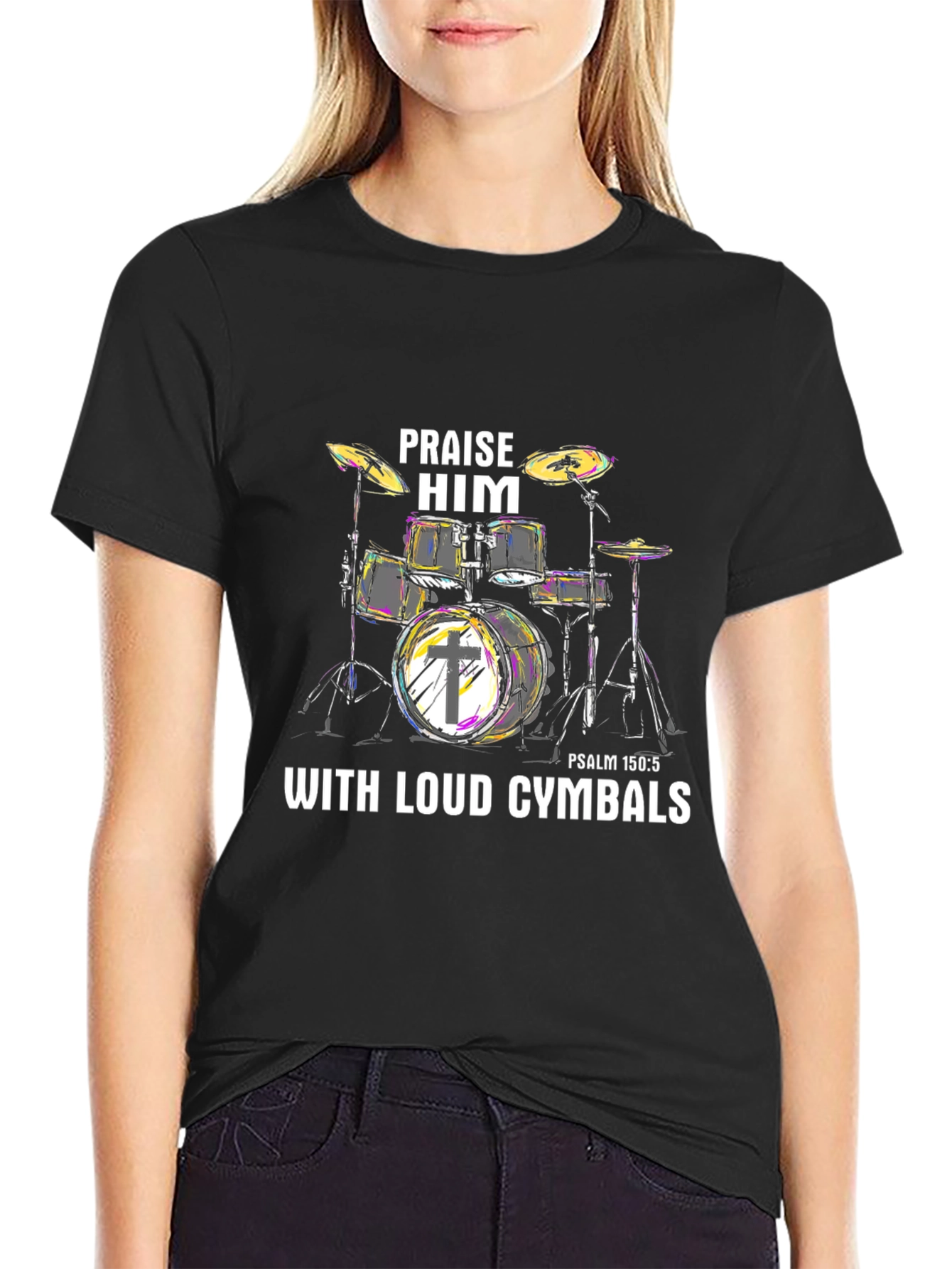 Praise Him Drums T-Shirt