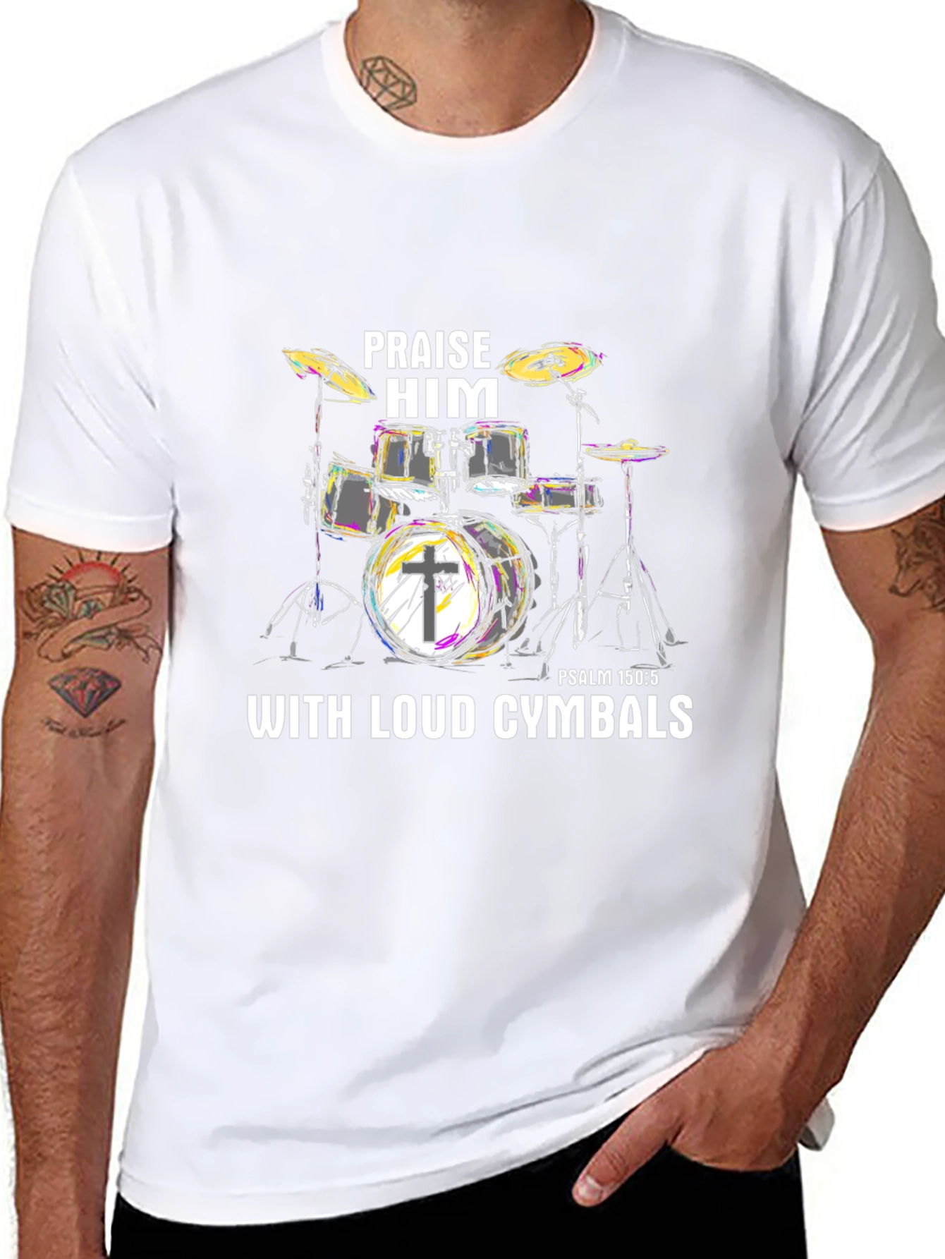 Praise Him Drums T-Shirt