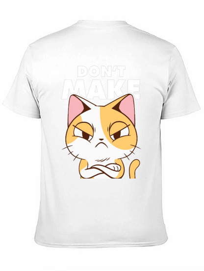 Dont Make Cat Angry Black T-Shirt