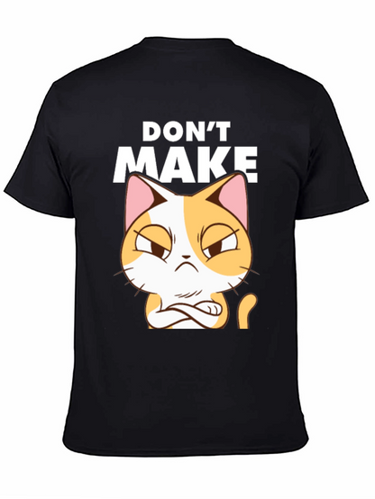Dont Make Cat Angry Black T-Shirt