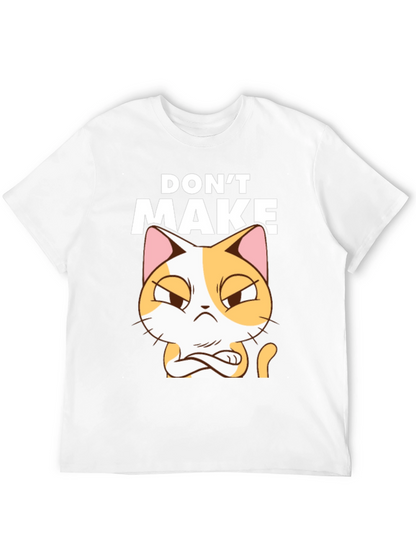 Dont Make Cat Angry Black T-Shirt