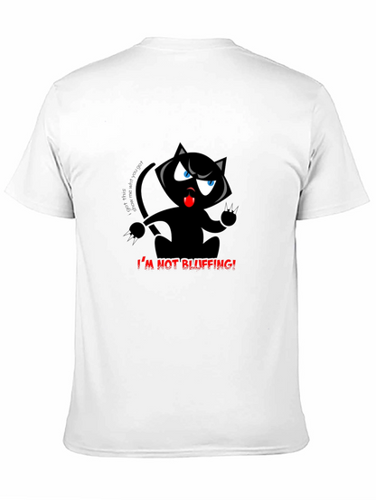 Im Not Bluffing! Black Cat T-Shirt