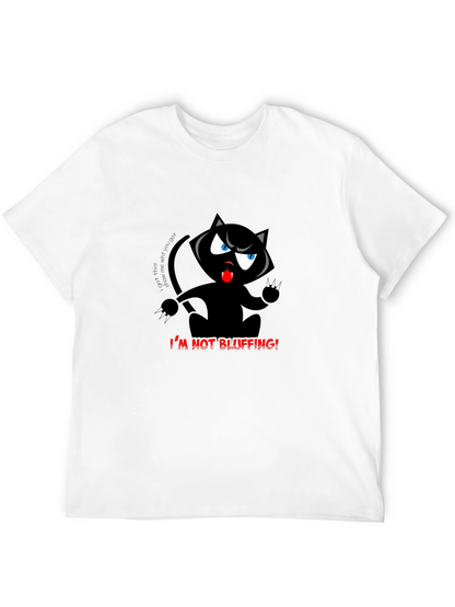 Im Not Bluffing! Black Cat T-Shirt