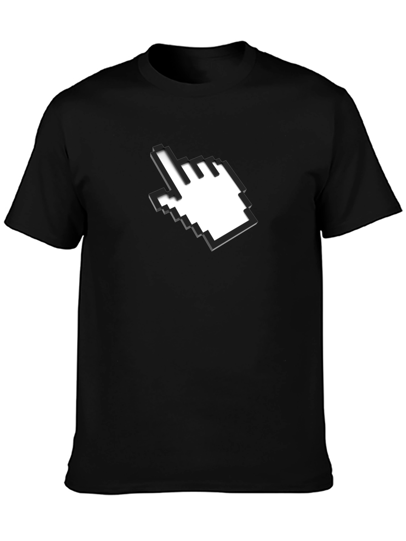 Cursor Graphic Black T-Shirt