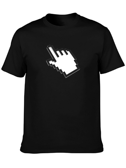 Cursor Graphic Black T-Shirt