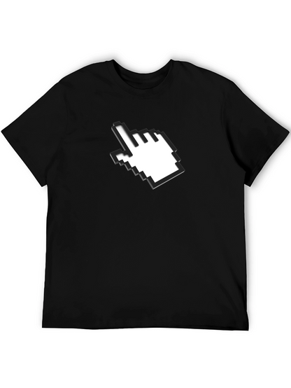 Cursor Graphic Black T-Shirt
