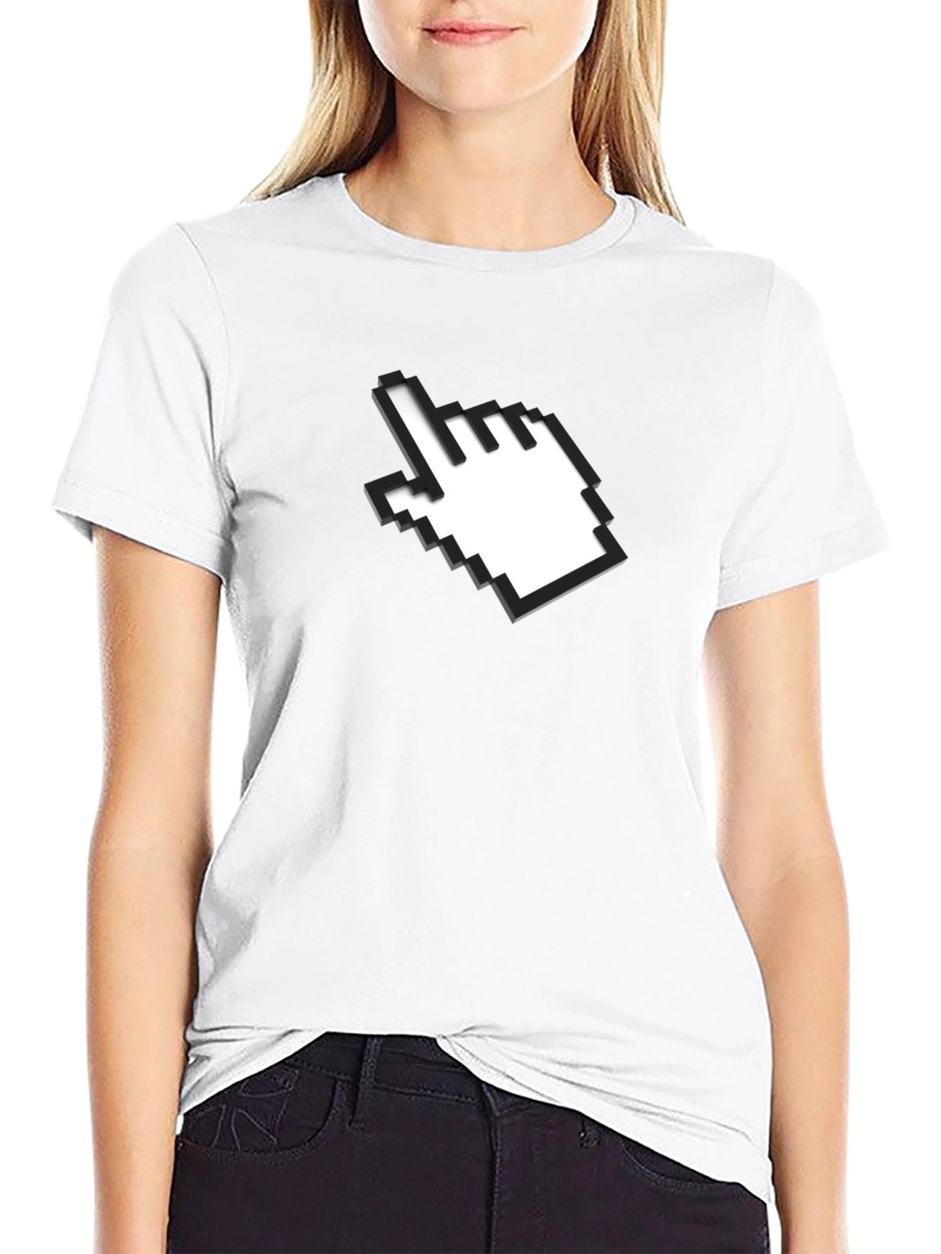 Cursor Graphic Black T-Shirt