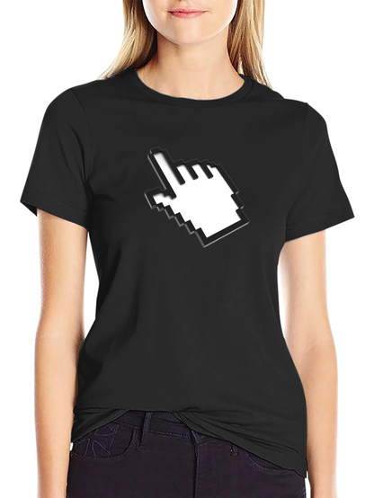 Cursor Graphic Black T-Shirt