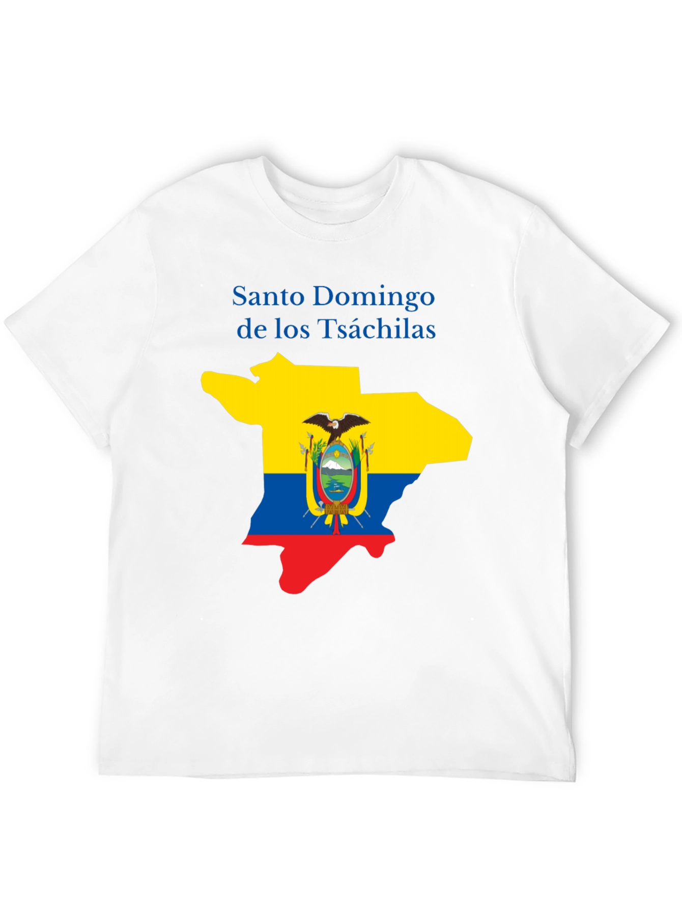 Santo Domingo Tsáchilas T-Shirt Ecuador Flag Graphic Tee