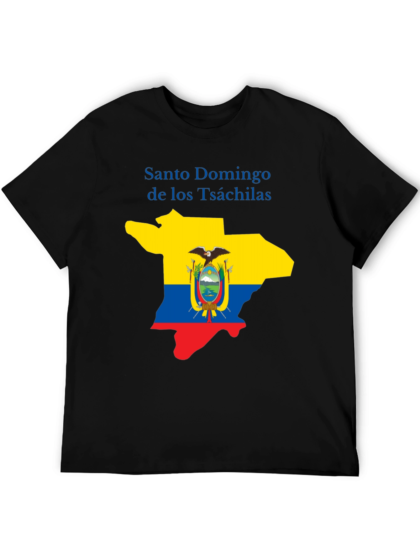 Santo Domingo Tsáchilas T-Shirt Ecuador Flag Graphic Tee