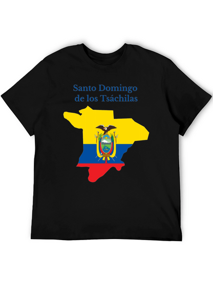 Santo Domingo Tsáchilas T-Shirt Ecuador Flag Graphic Tee