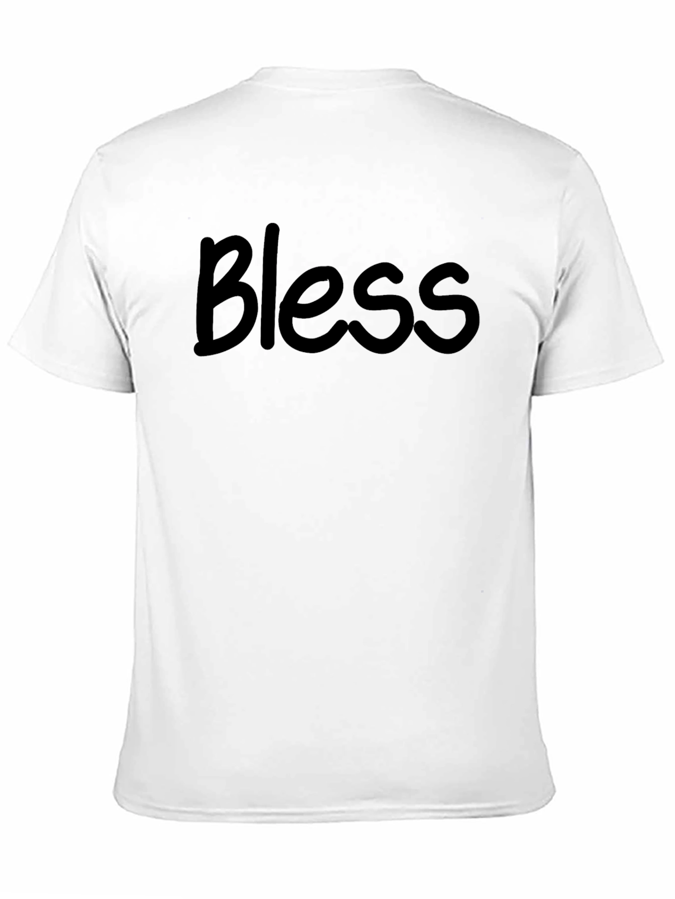 Bless Graphic Tee - Stylish Mens Black T-Shirt