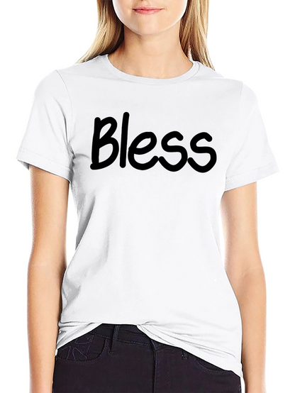 Bless Graphic Tee - Stylish Mens Black T-Shirt