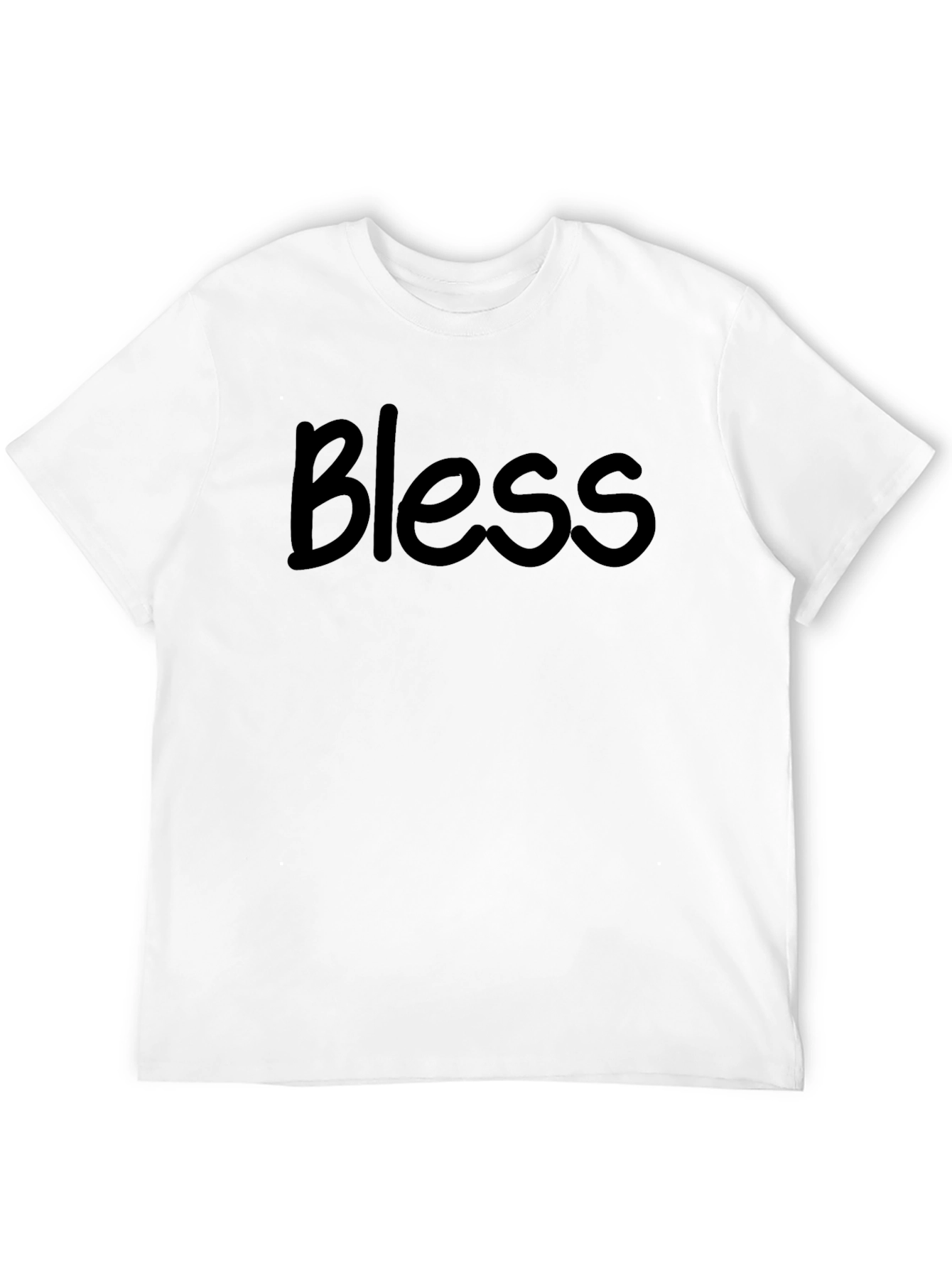 Bless Graphic Tee - Stylish Mens Black T-Shirt