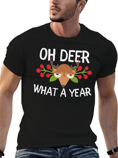 Oh Deer What a Year T-Shirt