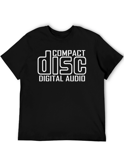 Compact Disc Digital Audio T-Shirt - Retro Music Tee