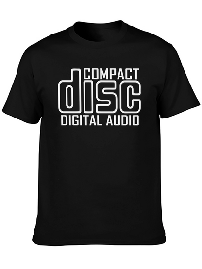 Compact Disc Digital Audio T-Shirt - Retro Music Tee