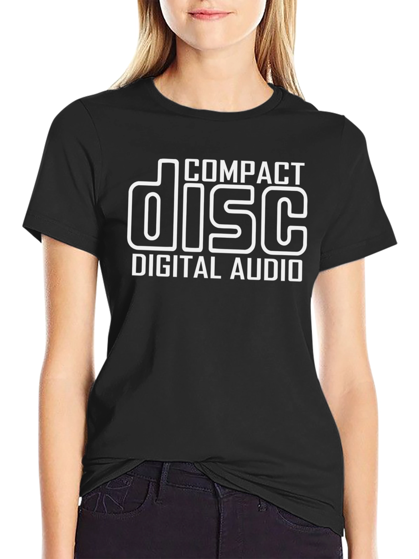 Compact Disc Digital Audio T-Shirt - Retro Music Tee