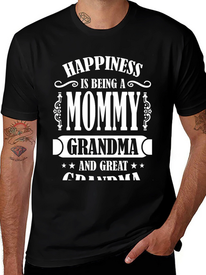 Mommy Grandma Great Grandma T-Shirt Black