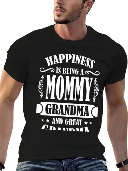 Mommy Grandma Great Grandma T-Shirt Black