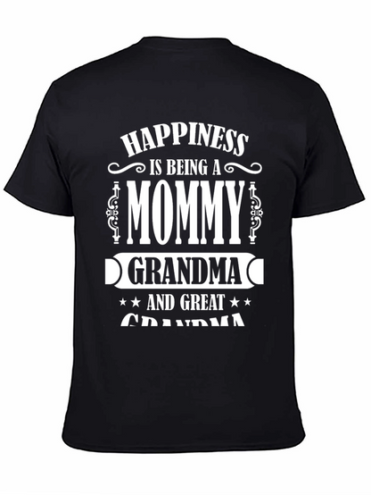 Mommy Grandma Great Grandma T-Shirt Black