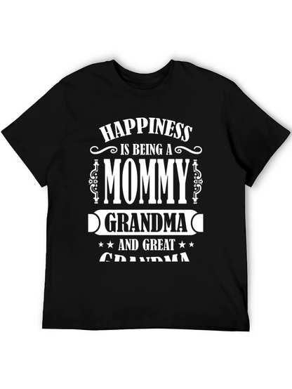 Mommy Grandma Great Grandma T-Shirt Black