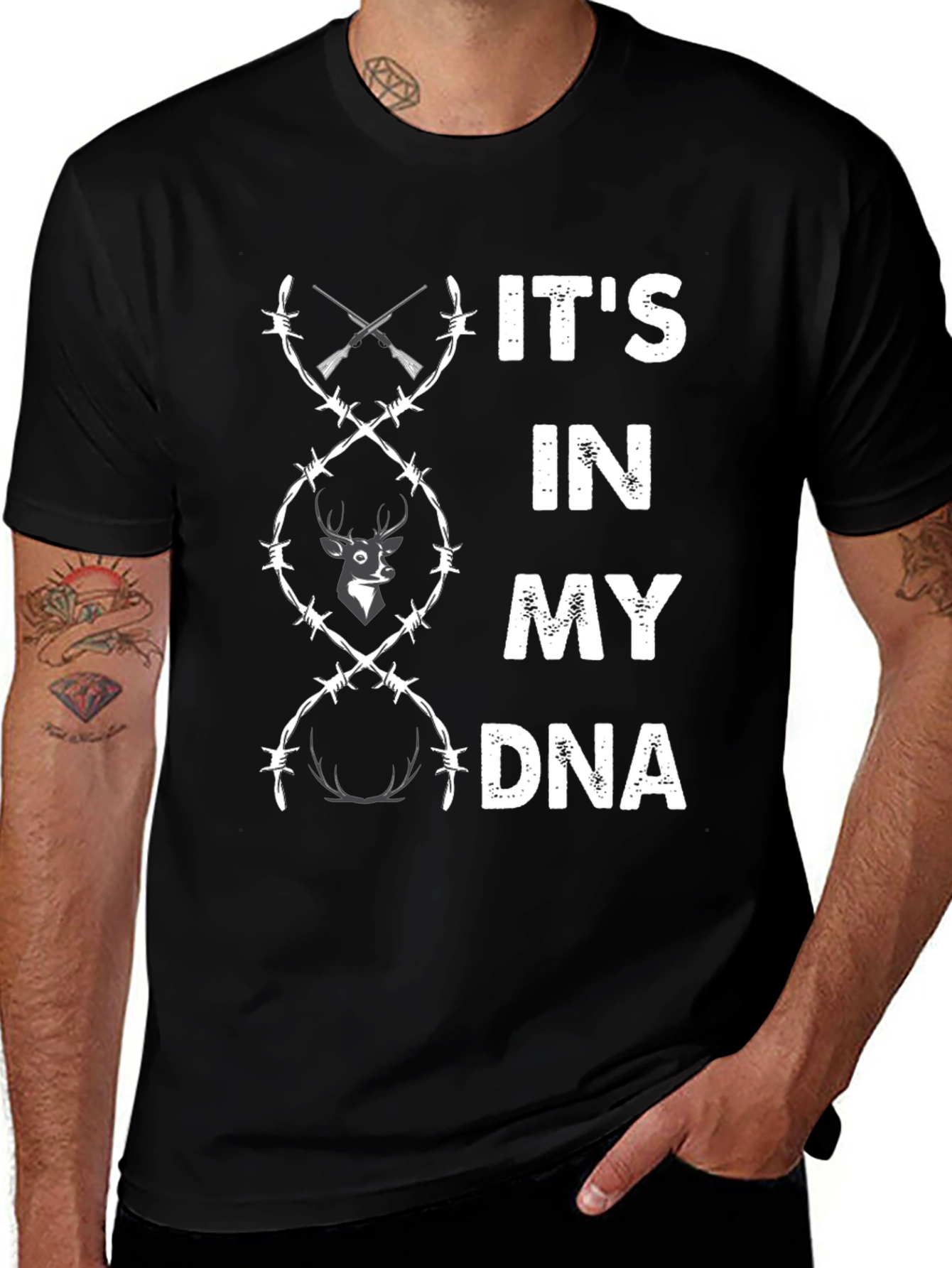 Hunting DNA T-Shirt - Deer Hunter Tee