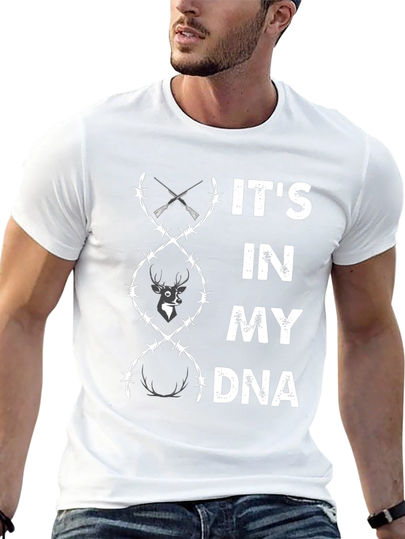 Hunting DNA T-Shirt - Deer Hunter Tee