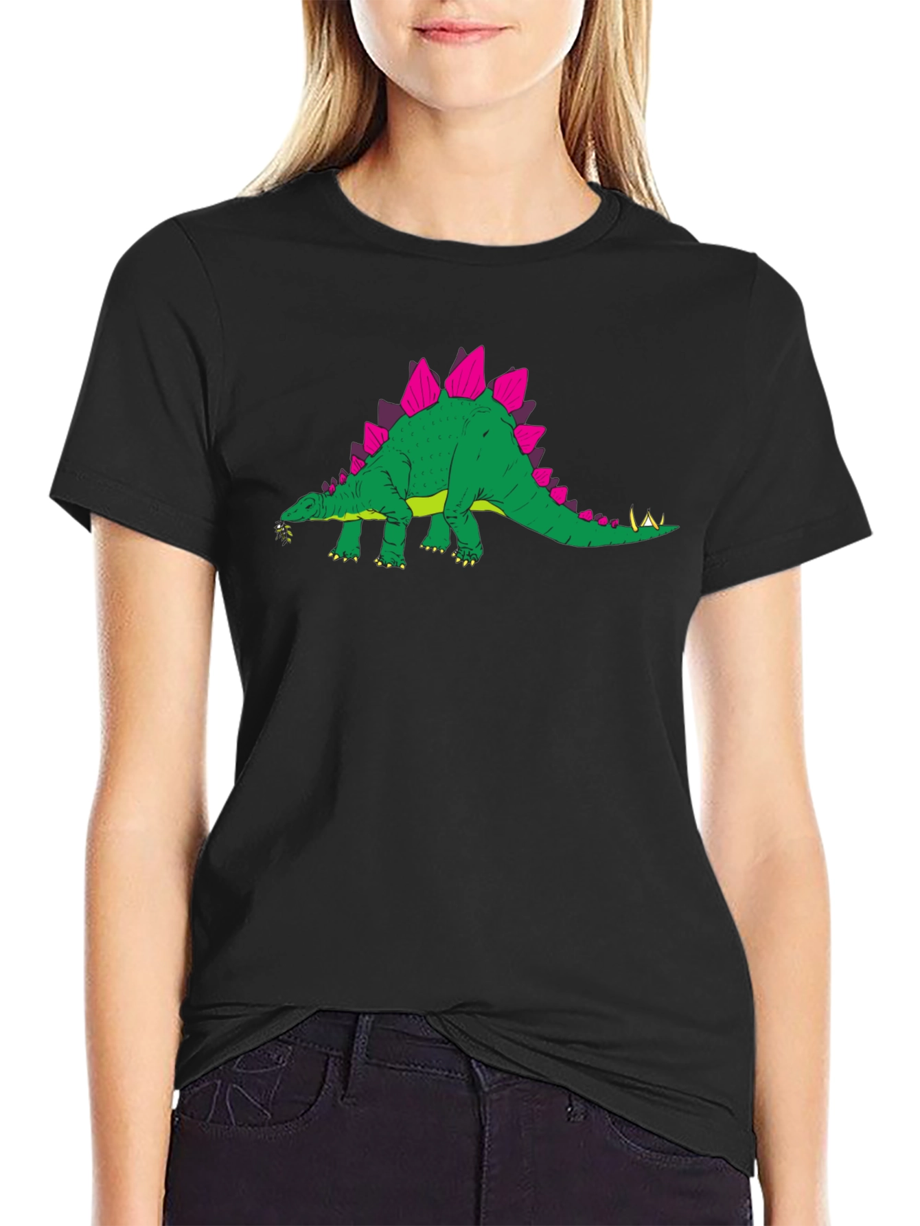 Dinosaur Graphic Black T-Shirt
