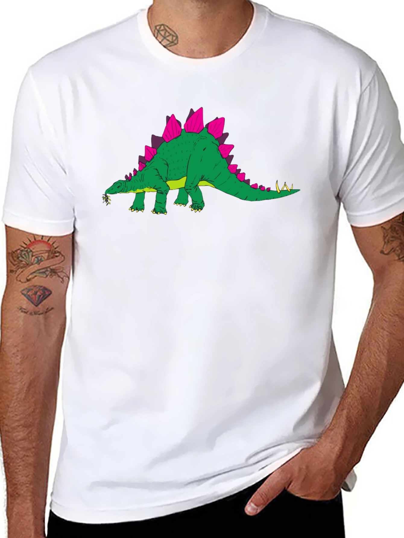 Dinosaur Graphic Black T-Shirt