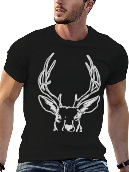 Black Deer Graphic Tee