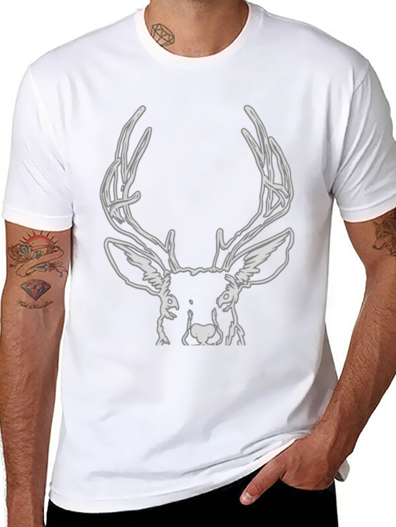 Black Deer Graphic Tee