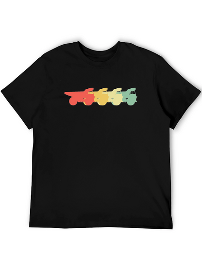 Retro Truck Graphic Tee - Black