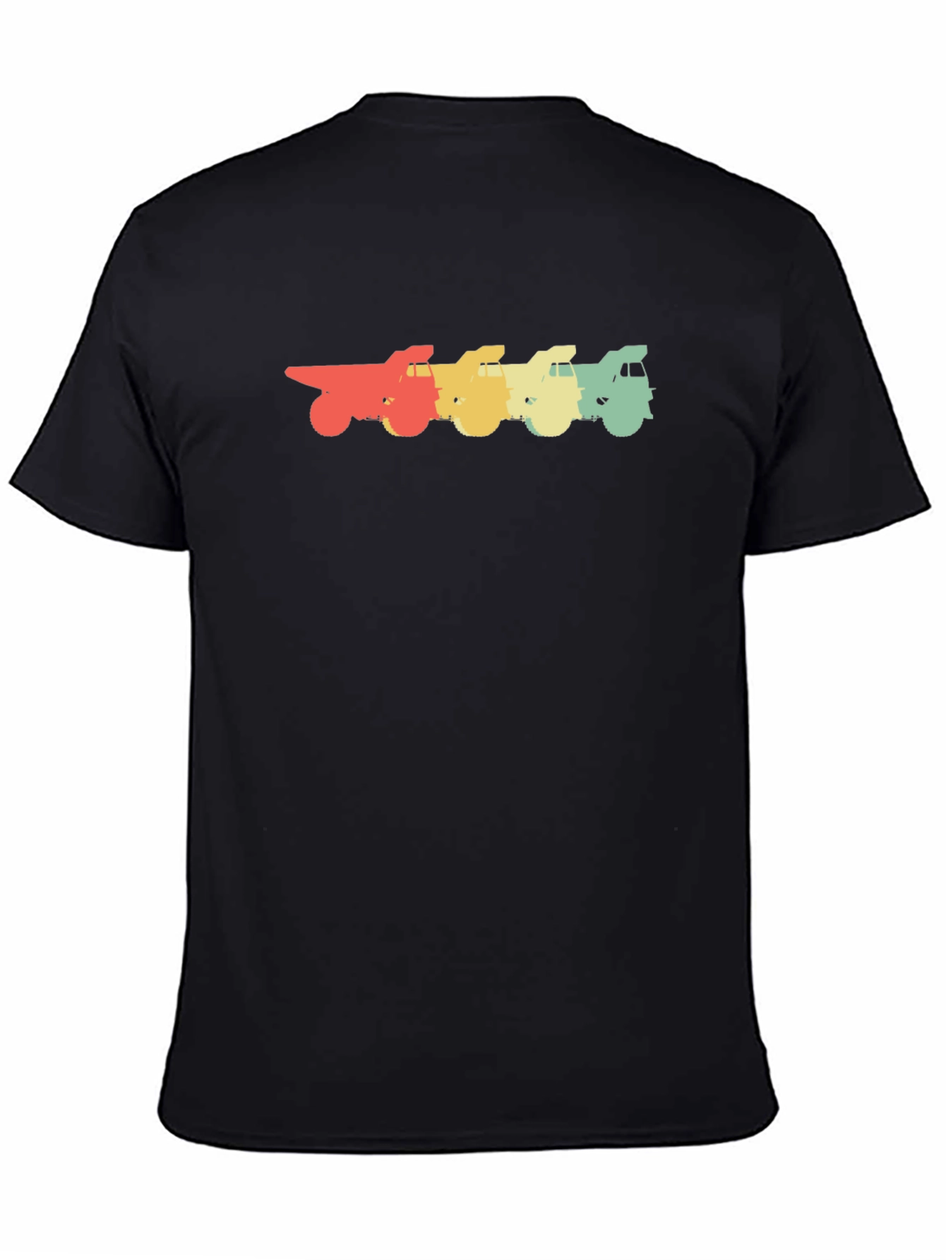 Retro Truck Graphic Tee - Black
