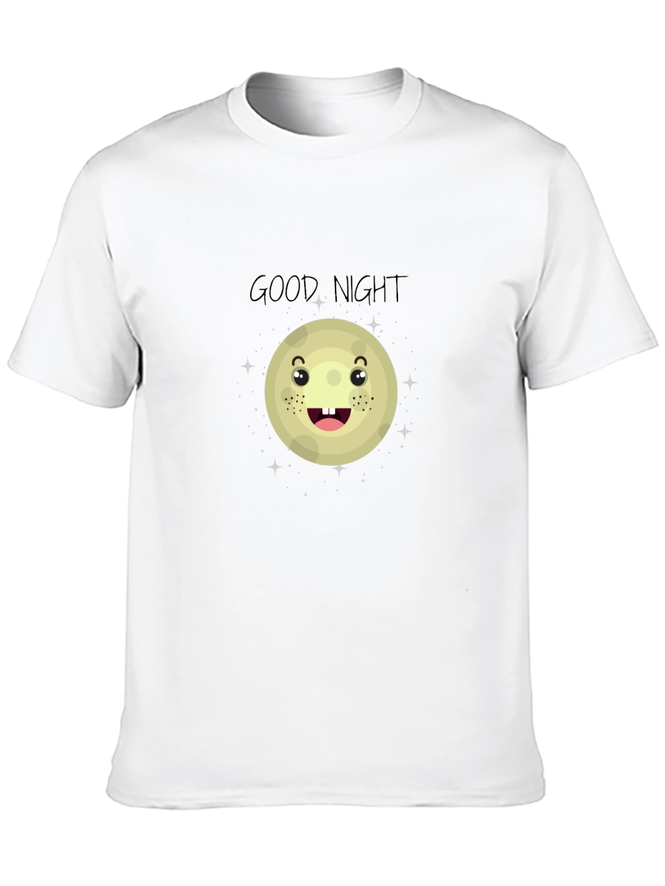 Good Night Moon Graphic Tee - Black