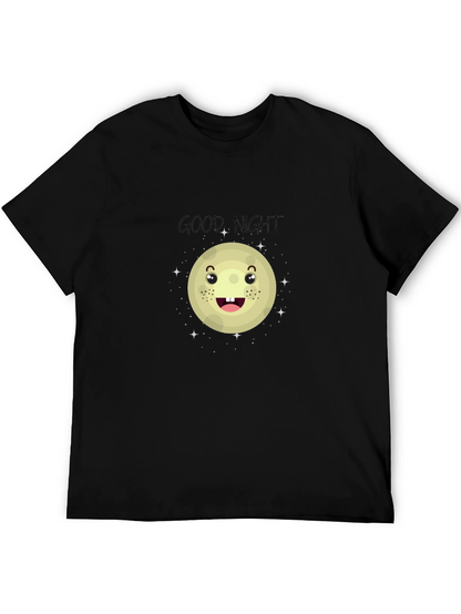 Good Night Moon Graphic Tee - Black