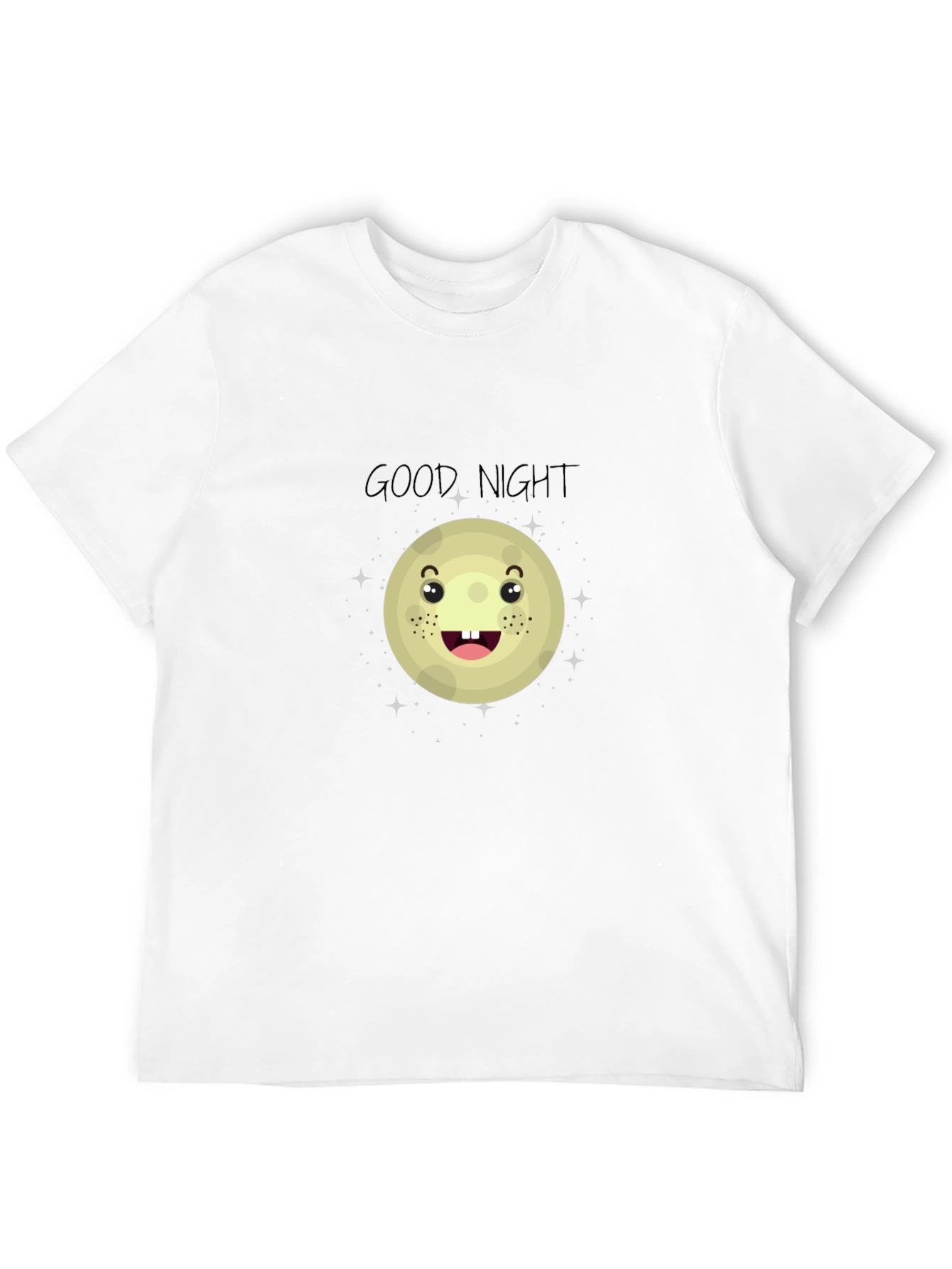 Good Night Moon Graphic Tee - Black