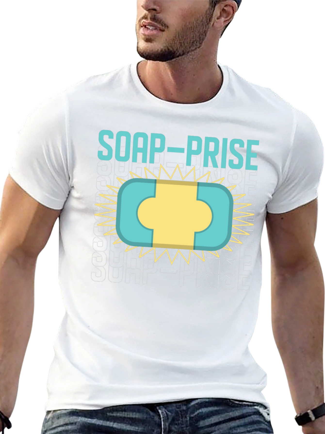 Soap-Prise Graphic T-Shirt
