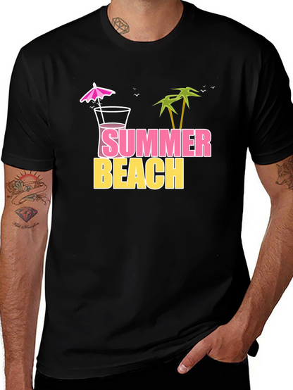 Summer Beach Graphic T-Shirt