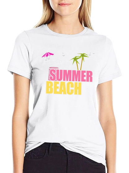 Summer Beach Graphic T-Shirt