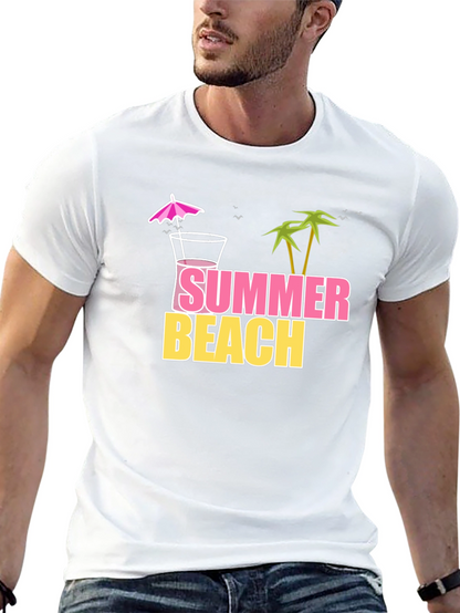 Summer Beach Graphic T-Shirt