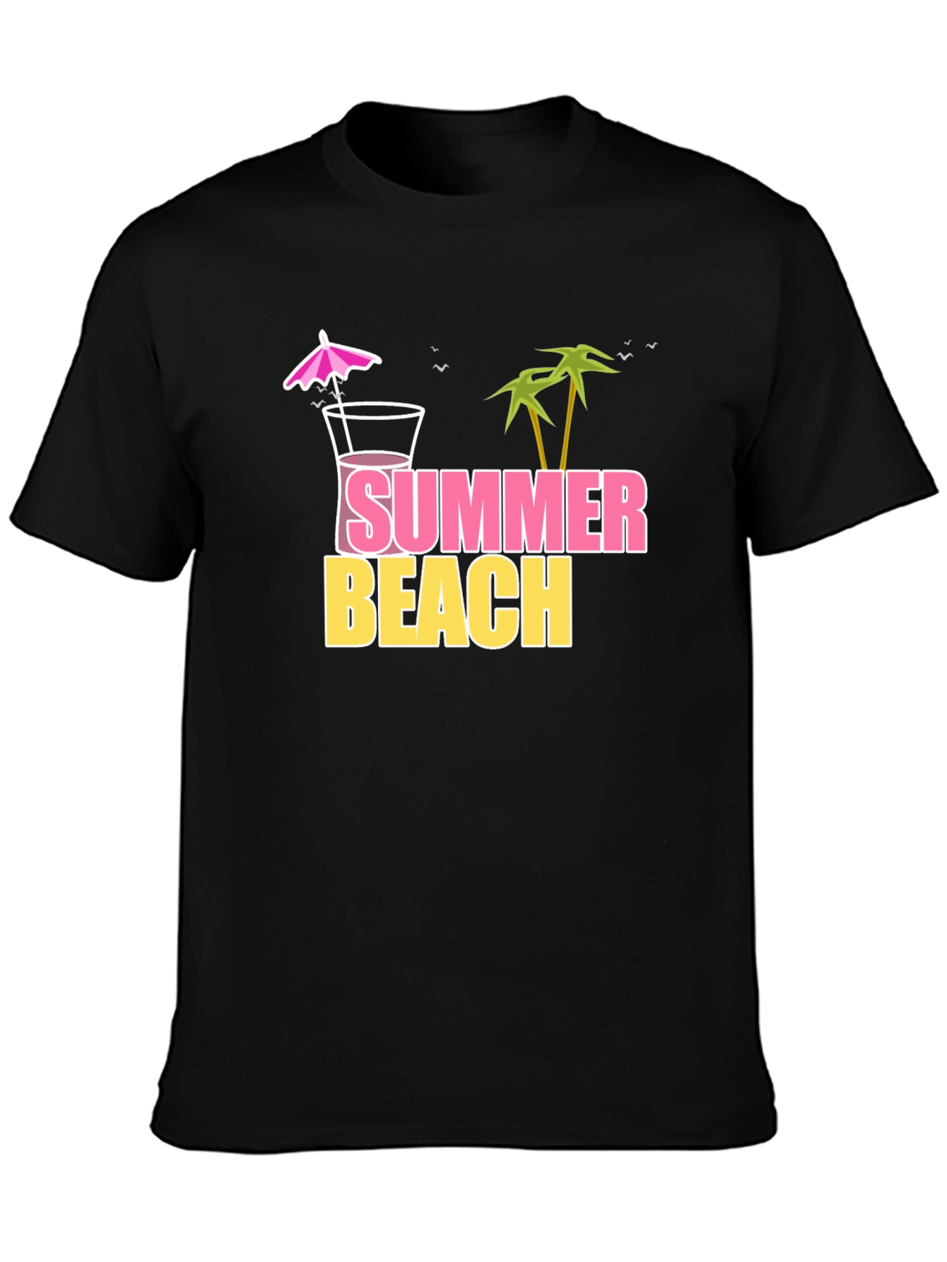 Summer Beach Graphic T-Shirt