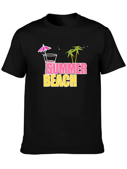Summer Beach Graphic T-Shirt